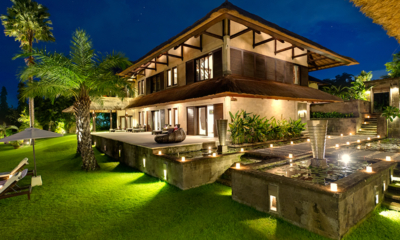 Chalina Estate Exterior at Night | Canggu, Bali