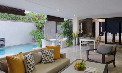 Peppers Seminyak Two Bedroom Pool Villa Living and Dining Room | Seminyak, Bali