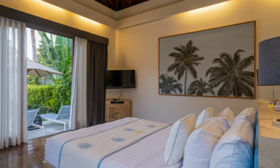 Saba Villas Bali Villa Bima Bedroom One with TV | Canggu, Bali