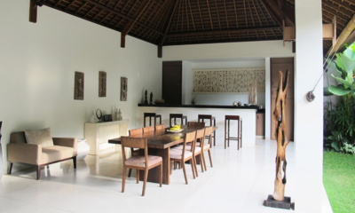 Nyaman Villas 4 Bedroom Pool Villa Indoor Dining Area | Seminyak, Bali