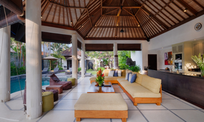 Villa Sesari Pool Side Living Area | Seminyak, Bali