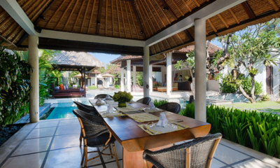 Villa Sesari Dining Area with View | Seminyak, Bali