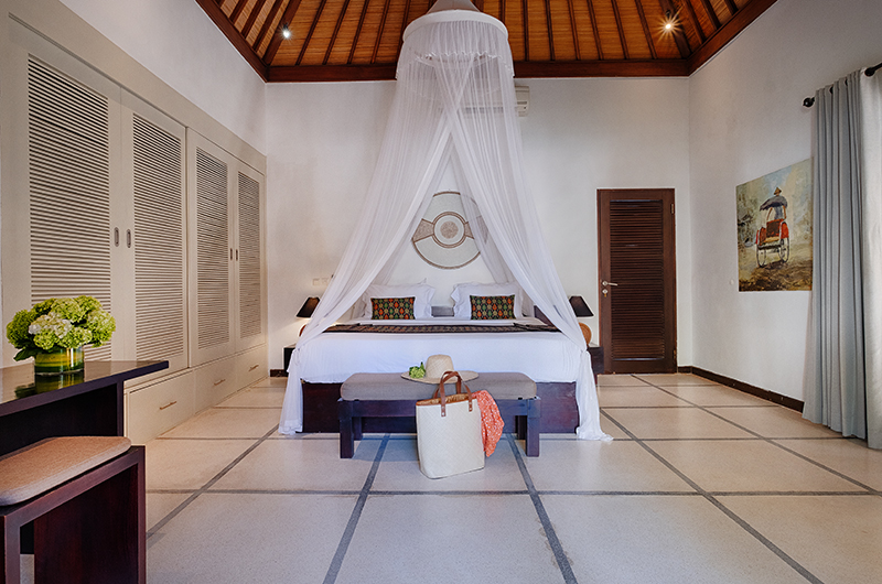 Villa Sesari Bedroom One with Mosquito Net | Seminyak, Bali