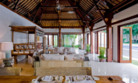 Casa Evaliza Indoor Living Area with Pool View | Seminyak, Bali