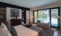 Villa De Suma Bedroom with Sofa and Lamps | Seminyak, Bali