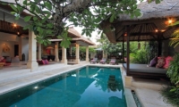Villa Maju Pool Side Living Area | Seminyak, Bali