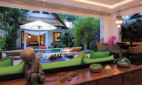Villa Novaku Pool Side Living and Dining Area | Legian, Bali