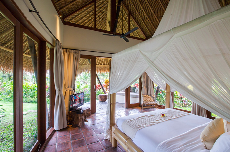 Villa Omah Padi Bedroom with TV | Ubud, Bali