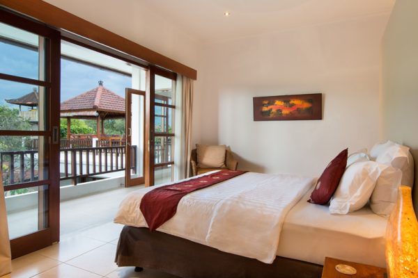 Villa Puri Temple Spacious Bedroom and Balcony | Canggu, Bali