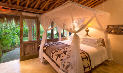 Hartland Estate Bedroom with Mosquito Net and View | Ubud, Bali