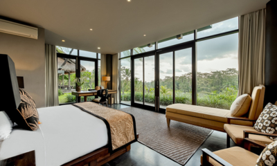 Villa Kelusa Pondok Sapi Bedroom Two with Seating Area and View | Ubud, Bali