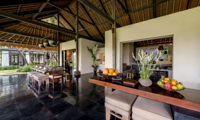 Villa Kelusa Pondok Sapi Kitchen and Dining Area with View | Ubud, Bali