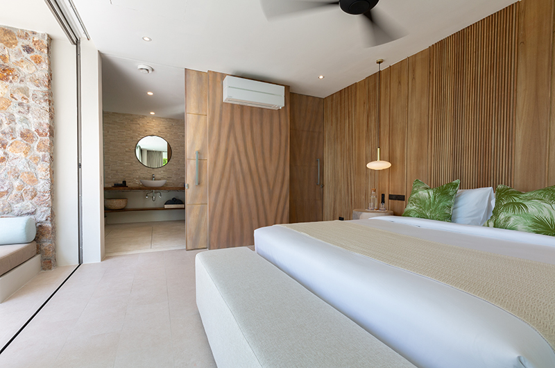 Celadon Bedroom with Lamps | Koh Samui, Thailand