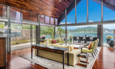 Villa Rom Trai Indoor Living Area with Sea View | Phuket, Thailand