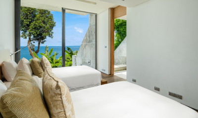 Villa Saengootsa Fourth Bedroom with Single Beds and Sea View | Phuket, Thailand