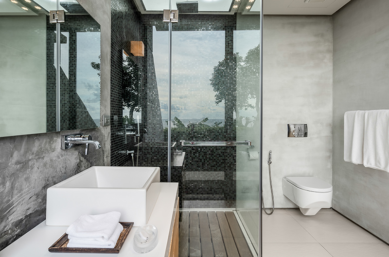 Villa Saengootsa Fourth Bathroom with Shower | Phuket, Thailand