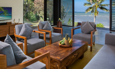Villa Sawarin Lounge Area with TV and View | Phuket, Thailand