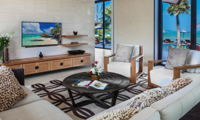 Villa Sawarin Seating Area with TV | Phuket, Thailand