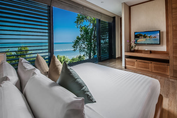 Villa Sawarin Bedroom with Wooden Floor | Phuket, Thailand