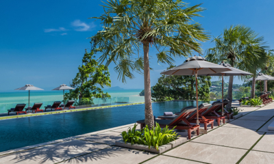 Villa Sawarin Pool Side Loungers with Sea View | Phuket, Thailand