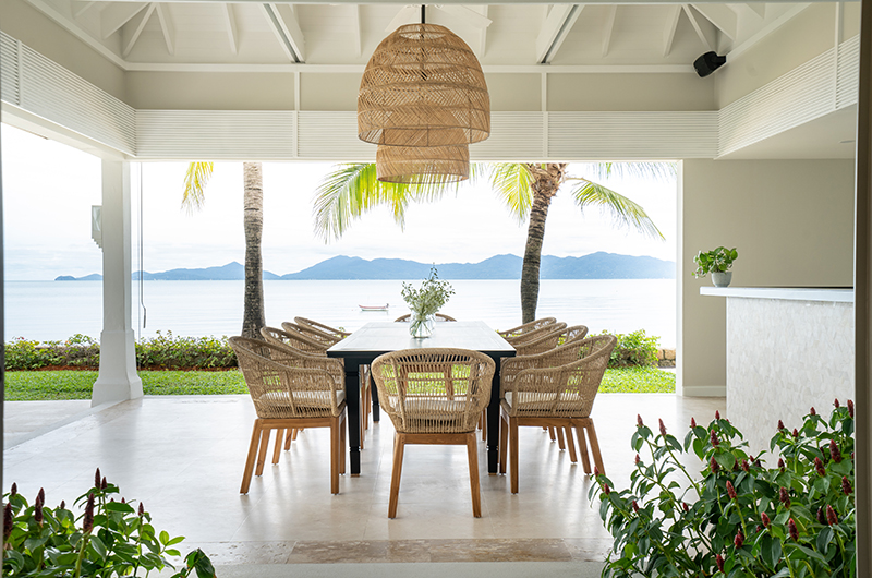 Villa Waterlily Dining with Sea View at Day Time | Koh Samui, Thailand