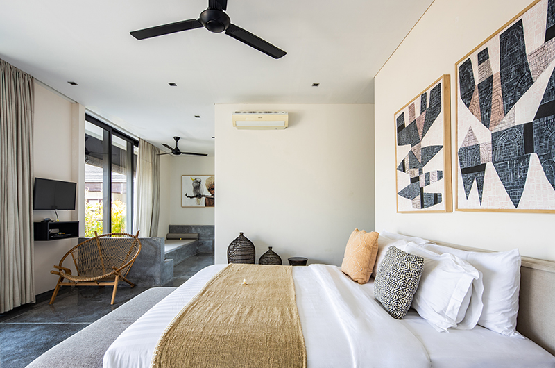 Villa Waha Bedroom Four with Seating Area | Canggu, Bali