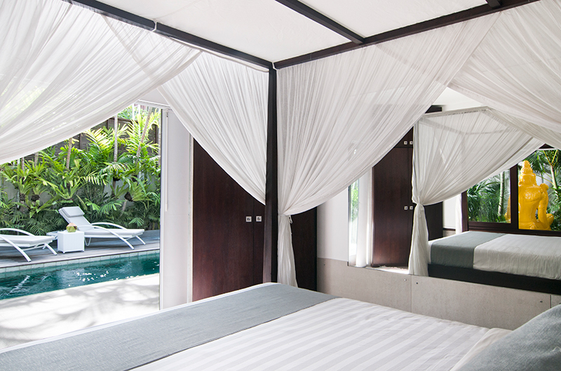Villa Sabtu Bedroom with Pool View | Seminyak, Bali