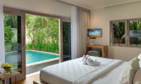 4s Villas Villa Sky Bedroom with Pool View | Seminyak, Bali