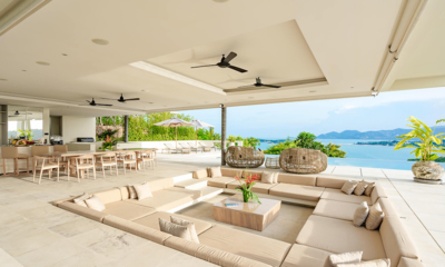 Samujana Villas 4br Living Room with Sea View | Koh Samui, Thailand