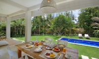 Villa Lodek Deluxe Outdoor Dining | Seminyak, Bali