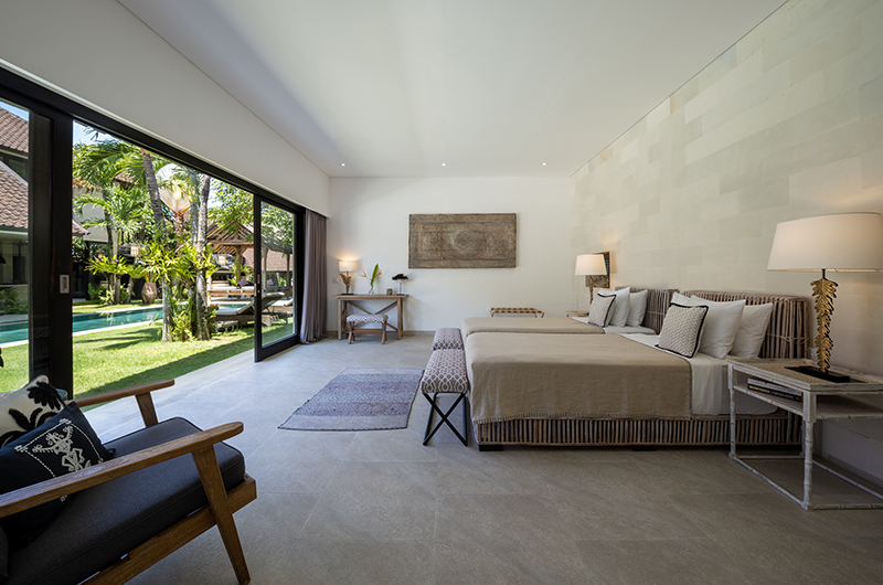 Abaca Villas Villa Kadek Bedroom Five with Twin Beds | Seminyak, Bali