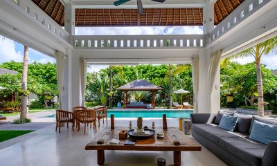 Villa Tjitrap Living Area with Pool View | Seminyak, Bali