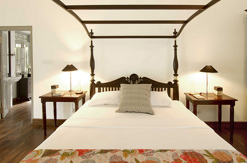 Ivory House Bedroom with Four Poster Bed | Galle, Sri Lanka