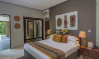 Chimera Green Bedroom One with Lamps | Seminyak, Bali