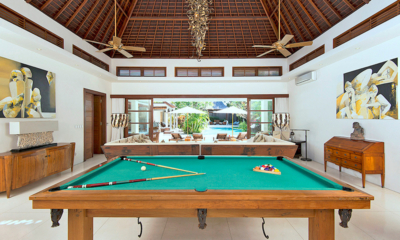 Lataliana Villas Lataliana Villa One Living Area with Billiard Table and Pool View | Seminyak, Bali