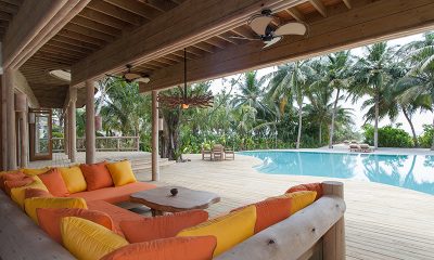 Soneva Fushi Villa 14 Open Plan Living Area | Baa Atoll, Maldives