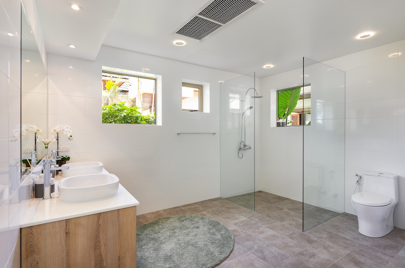 Villa Sand Bathroom with Shower | Natai, Phang Nga