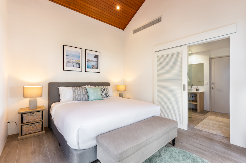 Villa Sand Bedroom with Lamps | Natai, Phang Nga