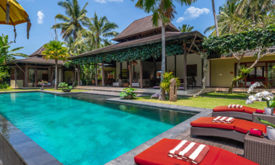 Villa Crystal Castle Pool Side Loungers | Ubud, Bali