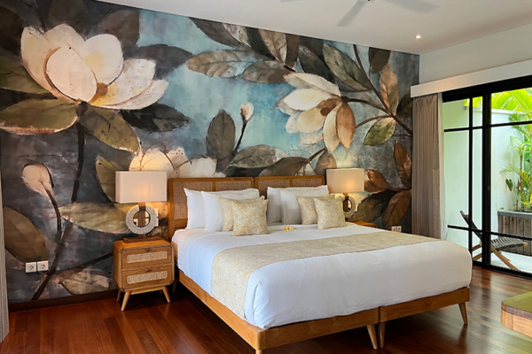 Villa Bogor Bedroom with Wall Art | Canggu, Bali
