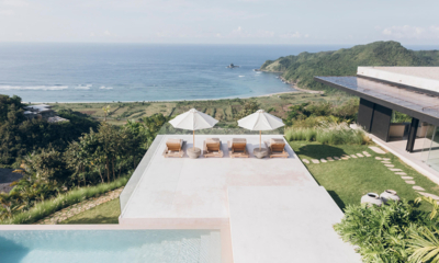 Tampah Hills Villa V Pool Side Loungers with View | Selong Belanak, Lombok