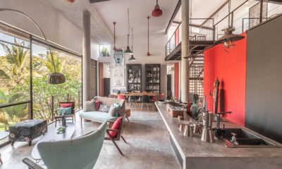 Redbox House Indoor Living and Dining Area | Siem Reap, Cambodia