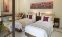 Lataliana Villas 5Br Twin Bedroom | Seminyak, Bali