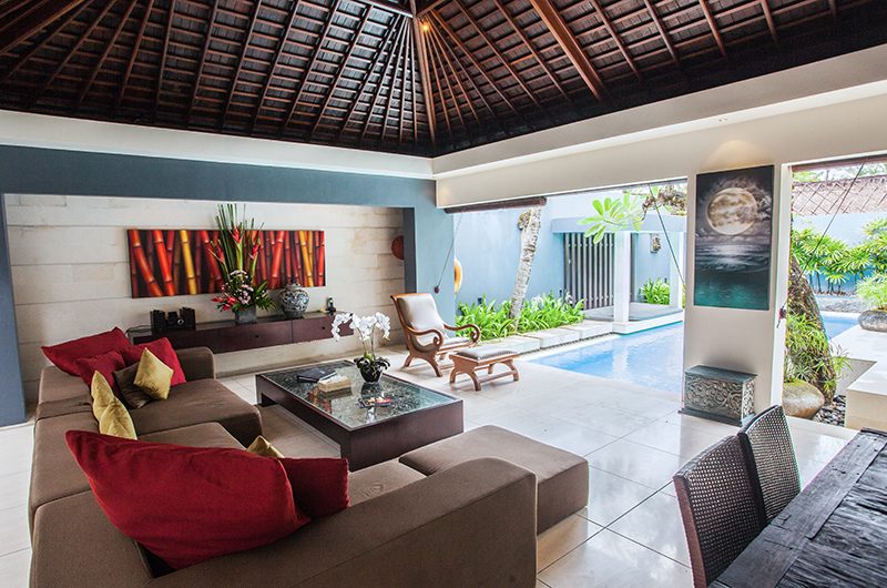 Kembali Villas Three Bedroom Villas Living Area | Seminyak, Bali