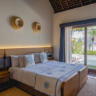 Saba Villas Bali Villa Arjuna Bedroom with Pool View | Canggu, Bali