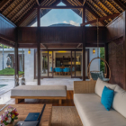 Saba Villas Bali Villa Bima Living Area with Pool View | Canggu, Bali
