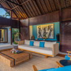 Saba Villas Bali Villa Bima Living Area with Painting | Canggu, Bali