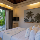 Saba Villas Bali Villa Bima Bedroom One with TV | Canggu, Bali