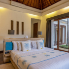 Saba Villas Bali Villa Bima Bedroom One with Side Lamps | Canggu, Bali