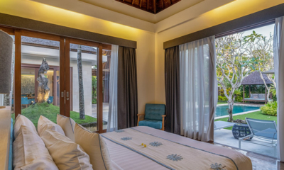 Saba Villas Bali Villa Bima Bedroom One with Pool View | Canggu, Bali